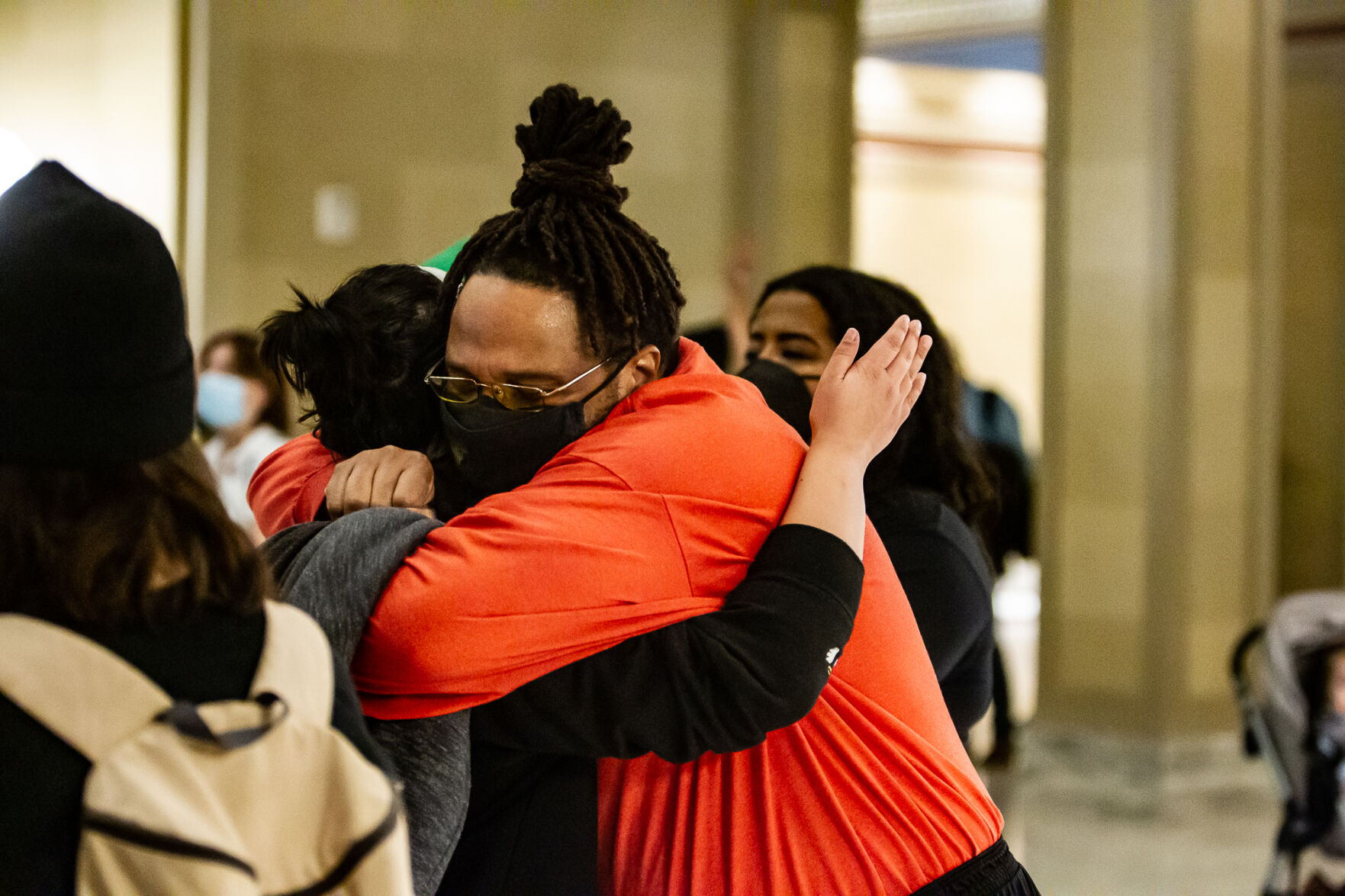 Julius Jones supporters